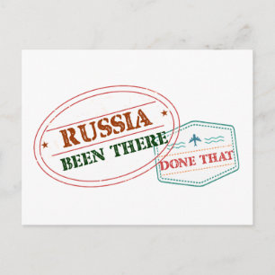 Russland hat das geschafft postkarte