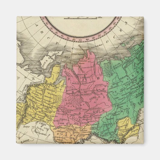 Russland in Asien 2 Magnet (Vorne)