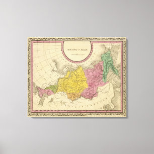 Russland in Asien Leinwanddruck