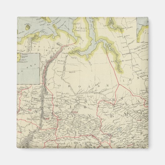 Russland in Asien Magnet (Vorne)