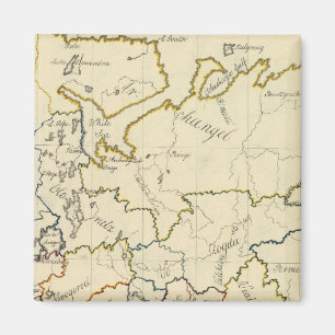 Russland in Europa 3 Magnet