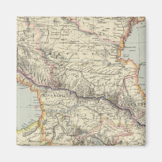 Russland in Europa 5 Magnet (Vorne)