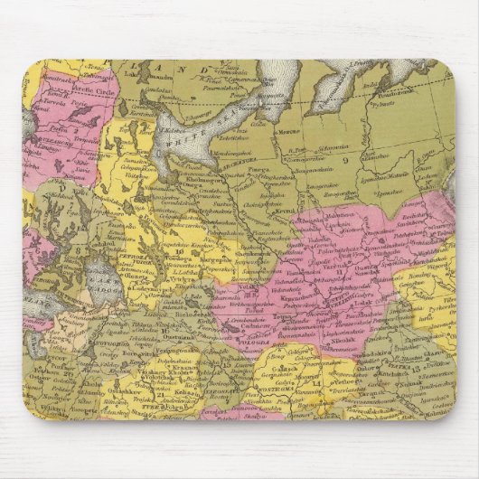 Russland in Europa Mousepad (Vorne)