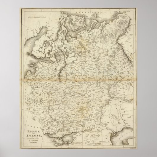 Russland in Europa Poster (Vorne)