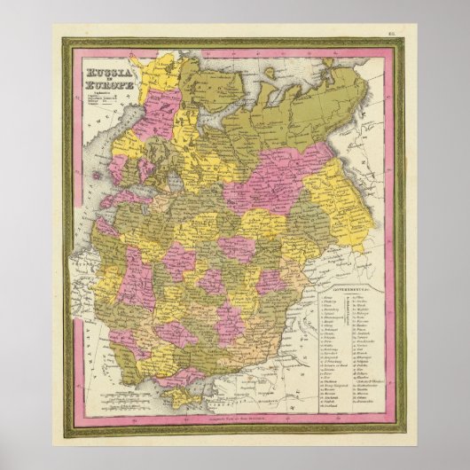 Russland in Europa Poster (Vorne)