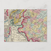 Russland in Europa, Schweden und Norwegen Postkarte (Vorderseite)