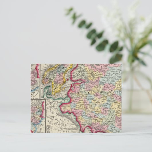 Russland in Europa, Schweden und Norwegen Postkarte (Stehend Vorderseite)