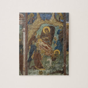 Russland, Jaroslawl, Fresko in der Kathedrale des Puzzle
