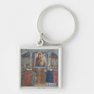 Russland, Jaroslawl, Fresko in der Kathedrale des  Schlüsselanhänger