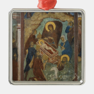 Russland, Jaroslawl, Fresko in der Kathedrale des  Silbernes Ornament