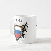 Russland Kaffeetasse (Vorderseite Links)