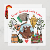 Russland - Karte (Vorne/Hinten)