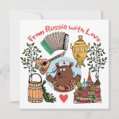 Russland - Karte (Vorderseite)