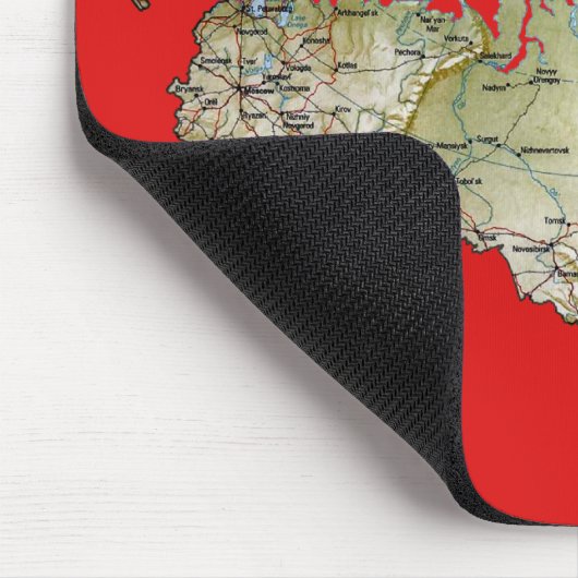 Russland-Karte Mousepad (Ecke)