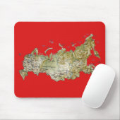 Russland-Karte Mousepad (Mit Mouse)
