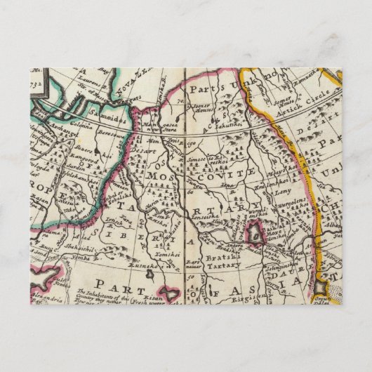 Russland, Kasachstan, Asien Postkarte (Vorderseite)