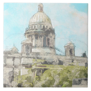 Russland-Keramik Sankt Petersburg Dekoration der M Fliese