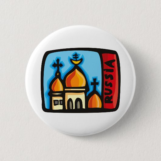 Russland-Knopf Button (Vorderseite)