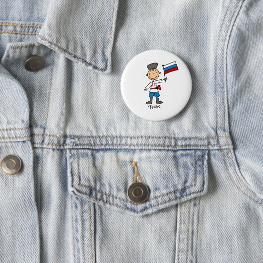 Russland-Knopf Button (Beispiel)