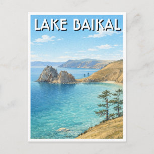 Russland Lake Baikal Reise Postkarte