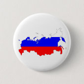 Russland-Landesflaggekarten-Formsymbol Button (Vorderseite)