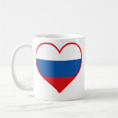 Russland Liebe Kaffeetasse (Links)