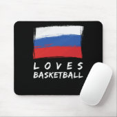 Russland Lieben Basketball Mousepad (Mit Mouse)