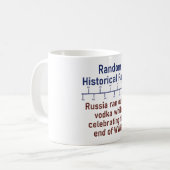 Russland lief aus dem Vodka - Geschichtsbericht Kaffeetasse (Vorderseite Links)