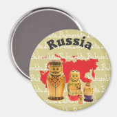 Russland - Magnet (Vorderseite/Rückseite)