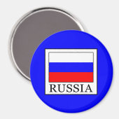 Russland Magnet (Vorderseite/Rückseite)