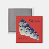 Russland - Magnet (Vorderseite/Rückseite)