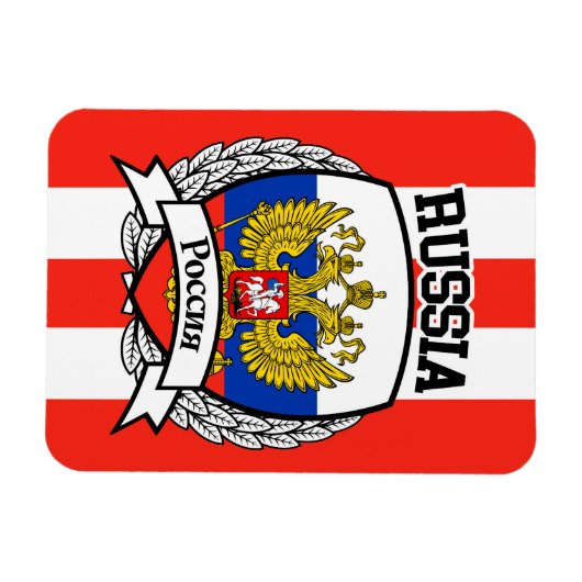 Russland Magnet (Horizontal)