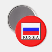 Russland Magnet (Vorderseite/Rückseite)