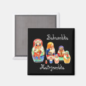 Russland - Magnet (Vorderseite/Rückseite)