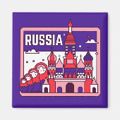 Russland Magnet (Vorne)