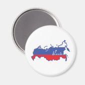 Russland-Magnet Magnet (Vorderseite/Rückseite)