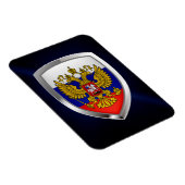 Russland-Metallisches Emblem Magnet (Rechte Seite)