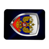 Russland-Metallisches Emblem Magnet (Horizontal)