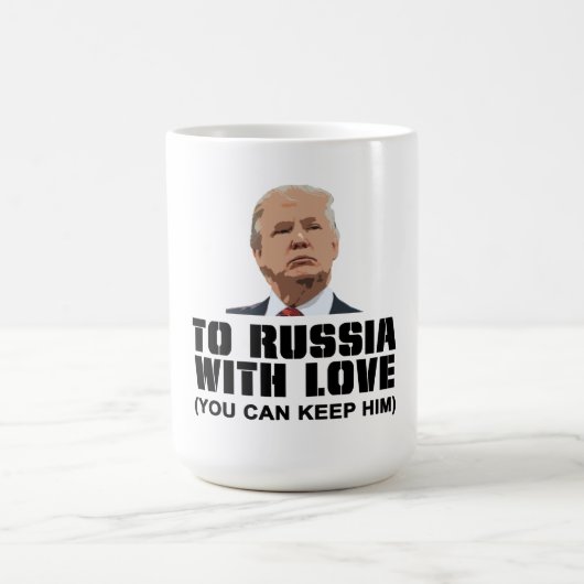Russland mit Liebe Kaffeetasse (Mittel)
