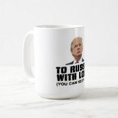 Russland mit Liebe Kaffeetasse (Vorderseite Links)