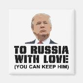 Russland mit Liebe Magnet (Vorne)