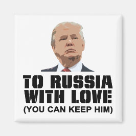 Russland mit Liebe Magnet