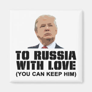 Russland mit Liebe Magnet