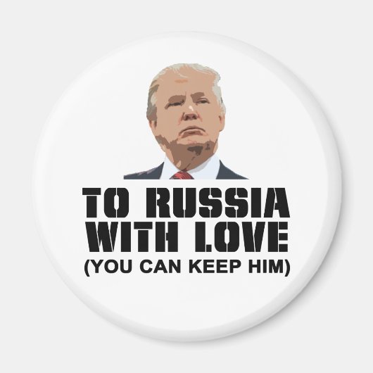 Russland mit Liebe Magnet (Vorne)