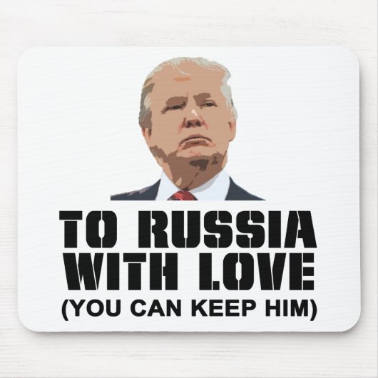 Russland mit Liebe Mousepad (Vorne)