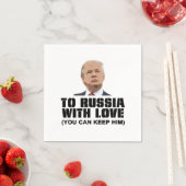 Russland mit Liebe Serviette (Beispiel)
