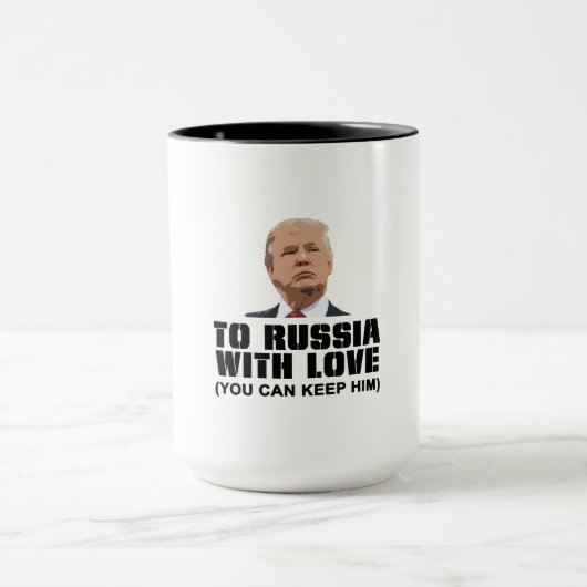 Russland mit Liebe Tasse (Zentrum)