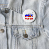 Russland mit Wappen Button (Beispiel)
