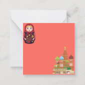 Russland Mitteilungskarte (Rückseite)