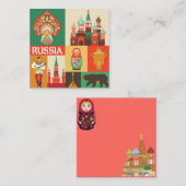 Russland Mitteilungskarte (Vorne/Hinten)